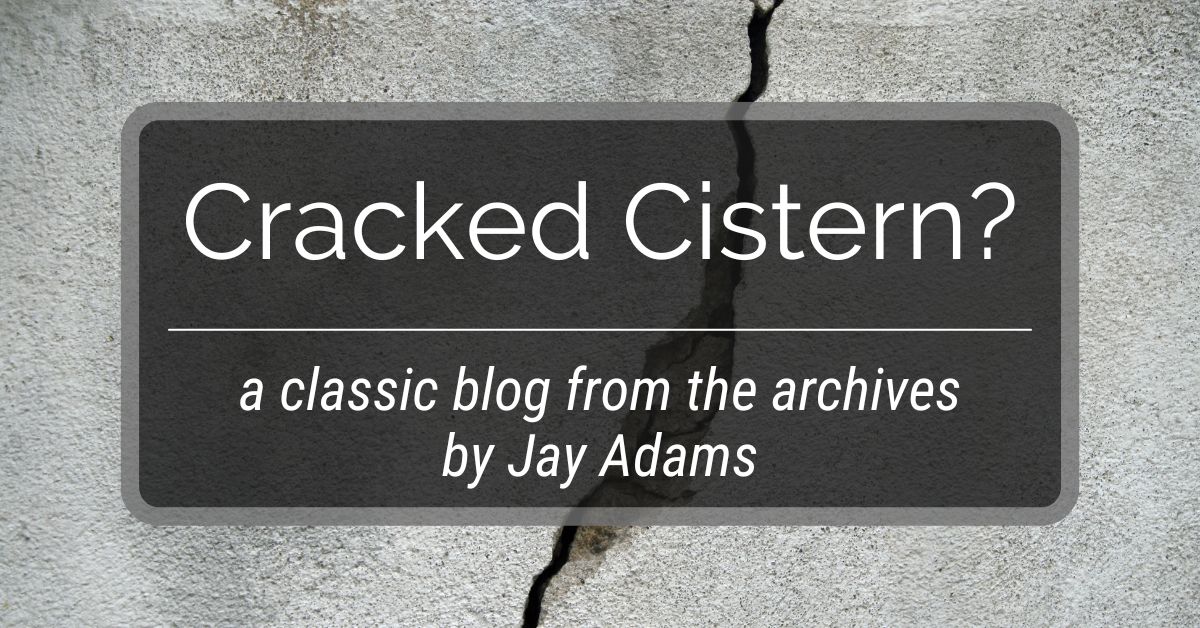 Cracked Cistern?