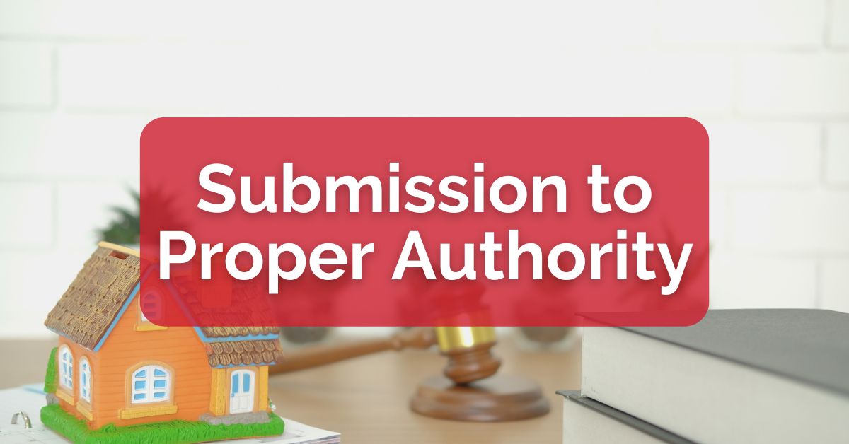 Submission to Proper Authority