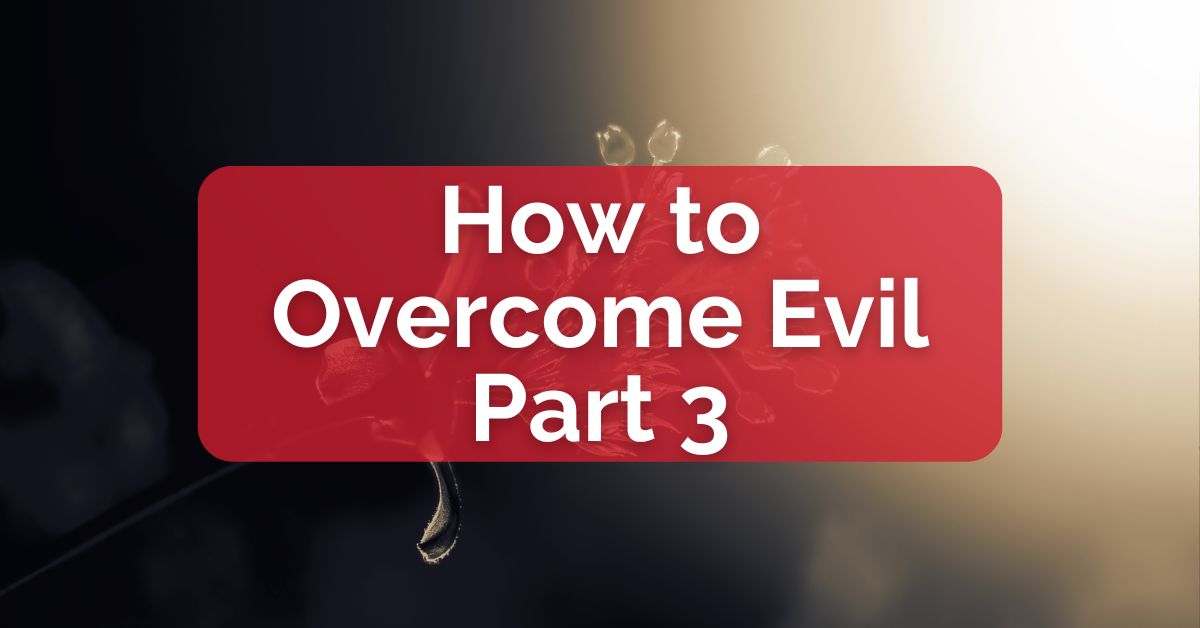 How to Overcome Evil, Part 3