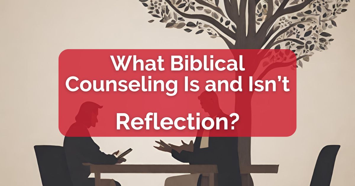 What Biblical Counseling Is and Isn't -- Reflection?