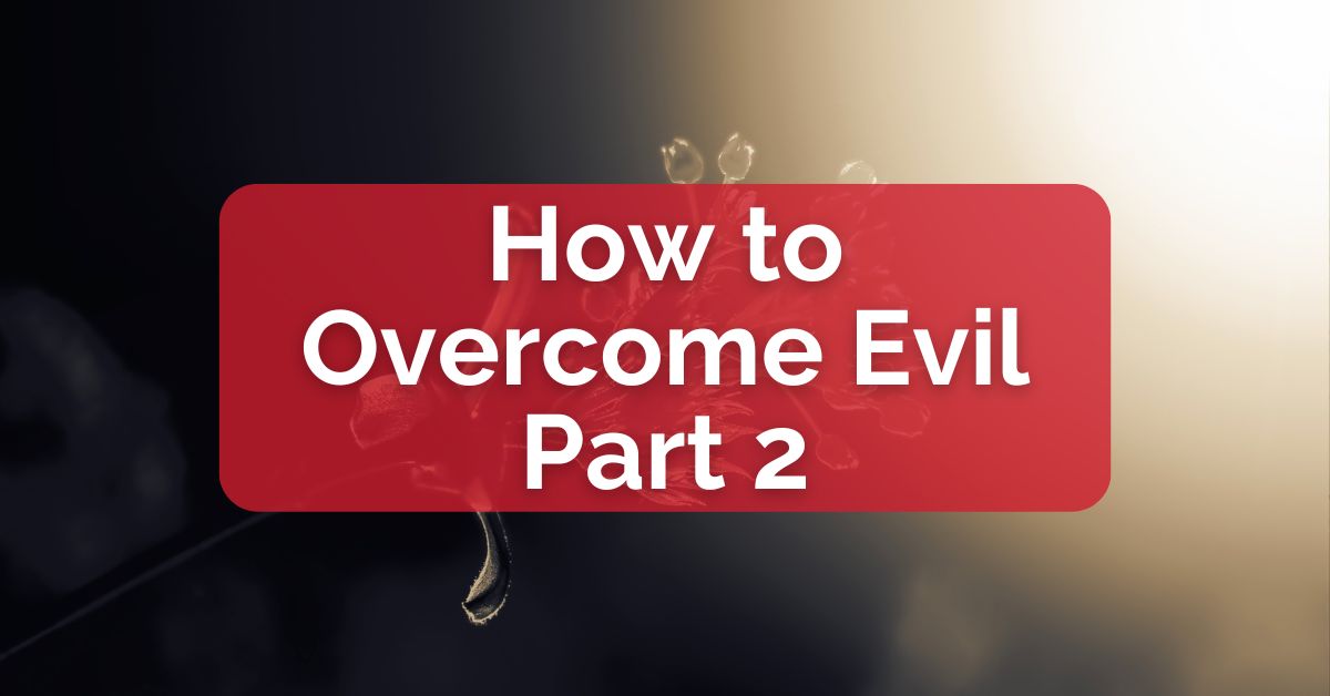 How to Overcome Evil, Part 2